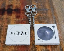 Load image into Gallery viewer, Mini FiDJit DJ Scratch Key Chain

